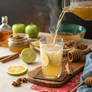 Brazilian Mounjaro drink with apple cider vinegar